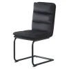 Krzesła| Krzesło tapicerowane JIVOX czarne