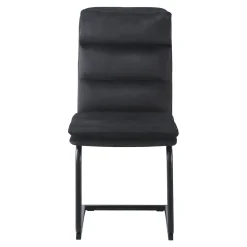 Krzesła| Krzesło tapicerowane JIVOX czarne