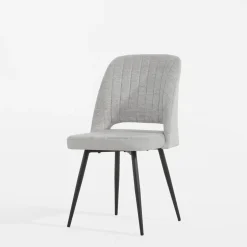 Krzesła|inny Krzesło tapicerowane LILLAGE szare