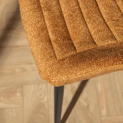 Krzesła|inny Krzesło tapicerowane miodowe FINESSET