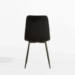 Krzesło tapicerowane pikowane ALLINA czarne