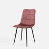 Krzesło tapicerowane różowe FOLVIO