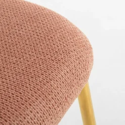 inny Krzesło tapicerowane różowe ERMENIO