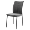 Krzesła| Krzesło tapicerowane szare FANAI