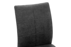 Krzesła| Krzesło tapicerowane szare FANAI