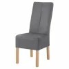 Fameg Krzesło tapicerowane szare BLAINE