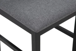 Krzesło tapicerowane szare HANKO