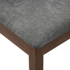 Krzesło tapicerowane szare DANUS