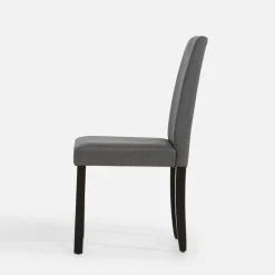 Krzesła|inny Krzesło tapicerowane szare KALINTO
