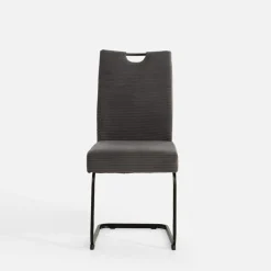 Krzesła|inny Krzesło tapicerowane szare FOLIANO