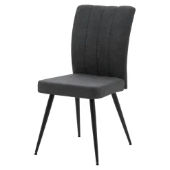 Krzesło tapicerowane szare SVENTO
