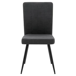 Krzesło tapicerowane szare SVENTO