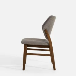 Krzesła|inny Krzesło tapicerowane szare WANVALO