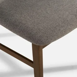 Krzesła|inny Krzesło tapicerowane szare WANVALO