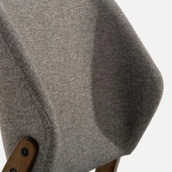 Krzesła|inny Krzesło tapicerowane szare WANVALO