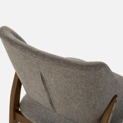 Krzesła|inny Krzesło tapicerowane szare WANVALO