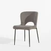 Krzesła|inny Krzesło tapicerowane szare DAPPERI