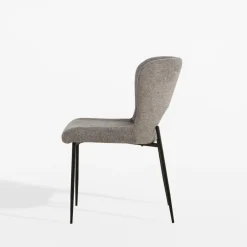 Krzesła|inny Krzesło tapicerowane szare DAPPERI