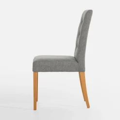 inny Krzesło tapicerowane szarobeżowe SEWIwane szare SEWI