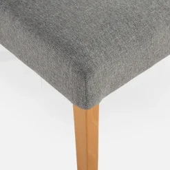 inny Krzesło tapicerowane szarobeżowe SEWIwane szare SEWI