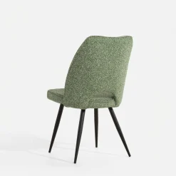Krzesła|inny Krzesło tapicerowane zielone FALIN