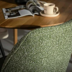 Krzesła|inny Krzesło tapicerowane zielone FALIN