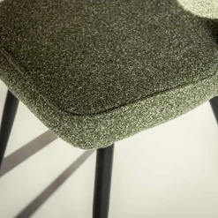 Krzesła|inny Krzesło tapicerowane zielone FALIN
