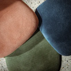 inny Krzesło tapicerowne granatowe ERMENIO