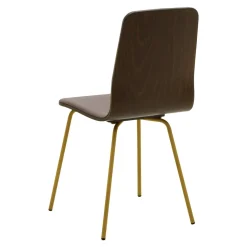 Krzesła|Fameg Krzesło welurowe brązowe VINGE