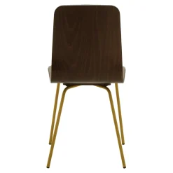 Krzesła|Fameg Krzesło welurowe brązowe VINGE