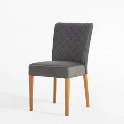 inny Krzesło welurowe ciemnoszare REVOJ