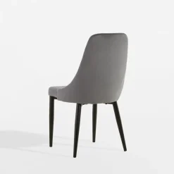 Krzesła|inny Krzesło welurowe ciemnoszare HOMESTED