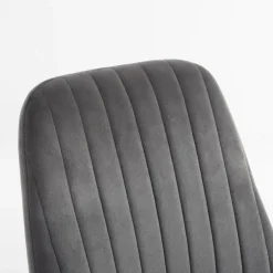 Krzesła|inny Krzesło welurowe ciemnoszare HOMESTED