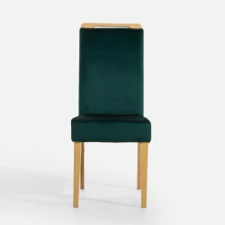 Krzesła|Fameg Krzesło welurowe ciemnozielone URSIN