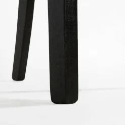 inny Krzesło welurowe czarne DEWIA