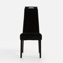 Fameg Krzesło welurowe czarne JOEL