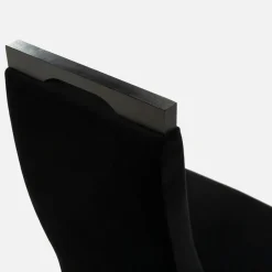 Fameg Krzesło welurowe czarne JOEL