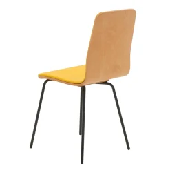 Krzesła|Fameg Krzesło welurowe miodowe VINGE