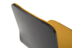 Krzesła|Fameg Krzesło welurowe musztardowe VINGE