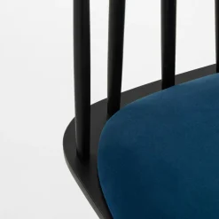 Krzesła|Fameg Krzesło welurowe niebieskie TANARO