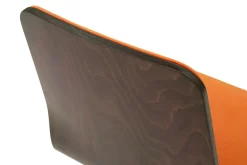 Fameg Krzesło welurowe pomarańczowe VINGE