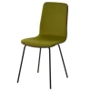 Fameg Krzesło welurowe zielone VINGE