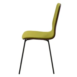 Fameg Krzesło welurowe zielone VINGE