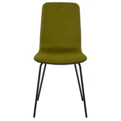 Fameg Krzesło welurowe zielone VINGE