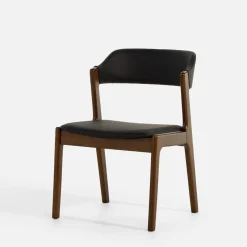 inny Krzesło z ekoskórą czarne RILMONO