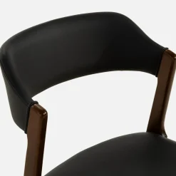 inny Krzesło z ekoskórą czarne RILMONO