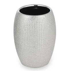 Akcesoria Łazienkowe|Akcesoria Łazienkowe|Estetica Kubek łazienkowy na szczoteczki srebrny 10 cm