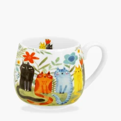 inny Kubek baryłka KOCI ŚWIAT KOTY OGRODOWE 430 ml