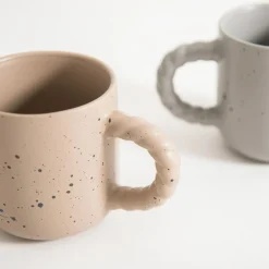 Szklanki I Kubki|inny Kubek ceramiczny beżowy 520 ml