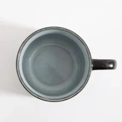 inny Kubek ceramiczny brązowo-szary MALAM 320 ml